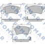 FO 936181 FOMAR Friction Комплект гальмівних колодок дисковий гальм