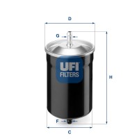 3150000 UFI Паливний фільтр