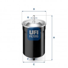 3150000 UFI Паливний фільтр