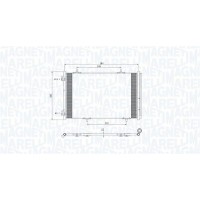 350203812000 MAGNETI MARELLI Конденсатор кондиціонера
