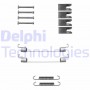 LY1335 DELPHI Комплектуючі гальмівна колодка
