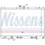 62893 NISSENS Радіатор охолодження двигуна