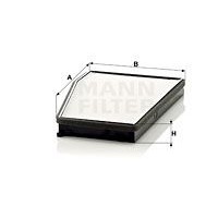CU 3040 MANN-FILTER Фільтр повітря у внутрішньому просторі