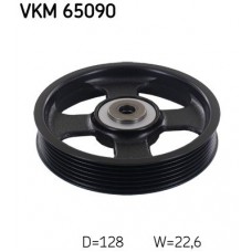 VKM 65090 SKF Паразитный / ведущий ролик, Поліклиновий ремінь