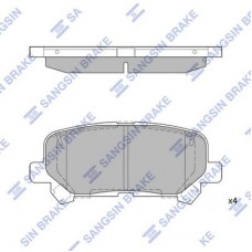 SP1461A Hi-Q Комплект гальмівних колодок дисковий гальм