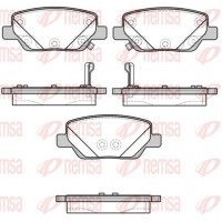 1700.02 REMSA Комплект гальмівних колодок дисковий гальм