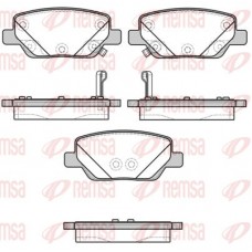 1700.02 REMSA Комплект гальмівних колодок дисковий гальм