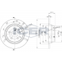 78BD0413-2 ICER Гальмівний диск