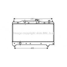 TO2237 AVA QUALITY COOLING Радіатор охолодження двигуна