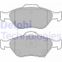 LP2005 DELPHI Комплект гальмівних колодок дисковий гальм