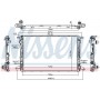 606462 NISSENS Радіатор охолодження двигуна