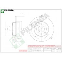 5031 PILENGA Гальмівний диск