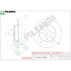 5031 PILENGA Гальмівний диск