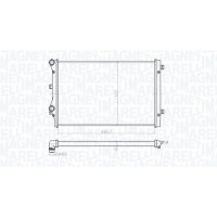 350213852000 MAGNETI MARELLI Радіатор охолодження двигуна