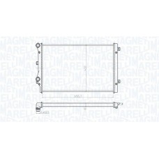 350213852000 MAGNETI MARELLI Радіатор охолодження двигуна