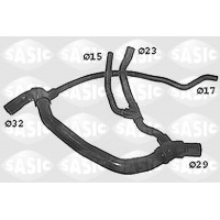 SWH4193 SASIC Шланг радіатора