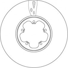 DF6752S TRW Гальмівний диск