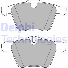 LP2766 DELPHI Комплект гальмівних колодок дисковий гальм