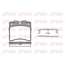 0385.00 REMSA Комплект гальмівних колодок дисковий гальм