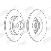 561620JC-1 JURID Гальмівний диск