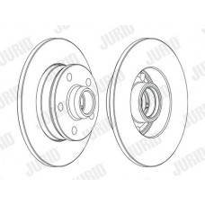 561620JC-1 JURID Гальмівний диск