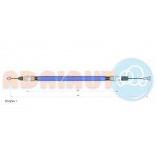 35.0234.1 ADRIAUTO Тросик, cтояночный тормоз