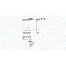 350218445000 MAGNETI MARELLI Теплообмінник обігрів салону