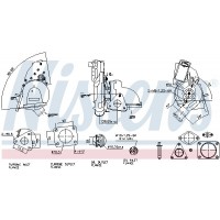93128 NISSENS Компресор наддуву