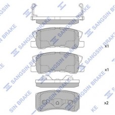 SP2076 Hi-Q Комплект гальмівних колодок дисковий гальм