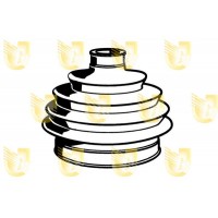 300010 UNIGOM Пыльник, Привідний вал