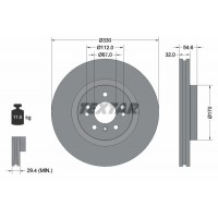 92150605 TEXTAR Гальмівний диск