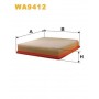 WA9412 WIX FILTERS Повітряний фільтр