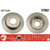 DF1539 TRW Гальмівний диск