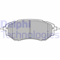LP1941 DELPHI Комплект гальмівних колодок дисковий гальм