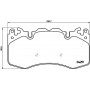 P 44 023 BREMBO Комплект гальмівних колодок дисковий гальм