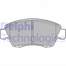 LP809 DELPHI КомплеК т гальмівних колодок, дискове гальмо