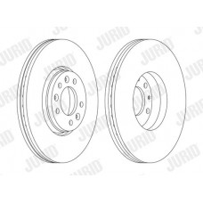 562622JC-1 JURID Гальмівний диск