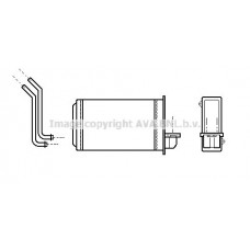 PEA6088 AVA QUALITY COOLING Теплообмінник обігрів салону