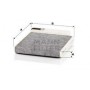 CUK 1829 MANN-FILTER Фільтр повітря у внутрішньому просторі