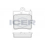 181311-396 ICER Комплект гальмівних колодок дисковий гальм