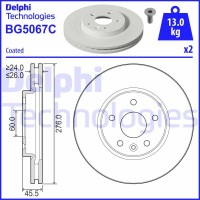 BG5067C DELPHI Гальмівний диск