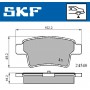 VKBP 90088 SKF Комплект гальмівних колодок дисковий гальм