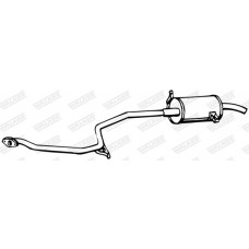 14757 WALKER Глушник вихлопних газів кінцевий