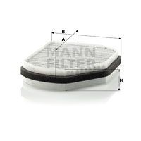 CUK 2897 MANN-FILTER Фільтр повітря у внутрішньому просторі