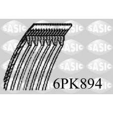 6PK894 SASIC Поліклиновий ремінь