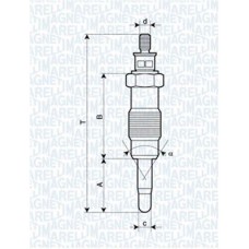 062580704304 MAGNETI MARELLI Свічка розжарювання