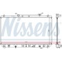 646991 NISSENS Радіатор охолодження двигуна