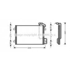 RTA5273 AVA QUALITY COOLING Конденсатор кондиціонера