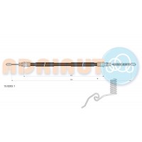 13.0203.1 ADRIAUTO Тросик, cтояночный тормоз