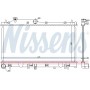 67719 NISSENS Радіатор охолодження двигуна